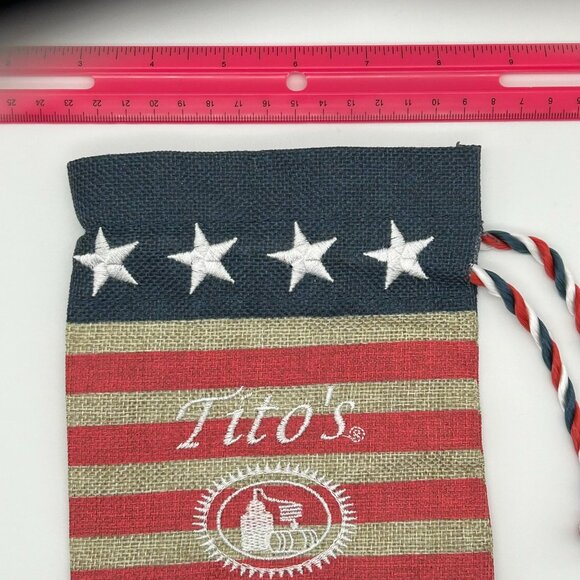 Tito's Handmade Vodka Burlap Bags - Set of Two - Picture 4 of 9